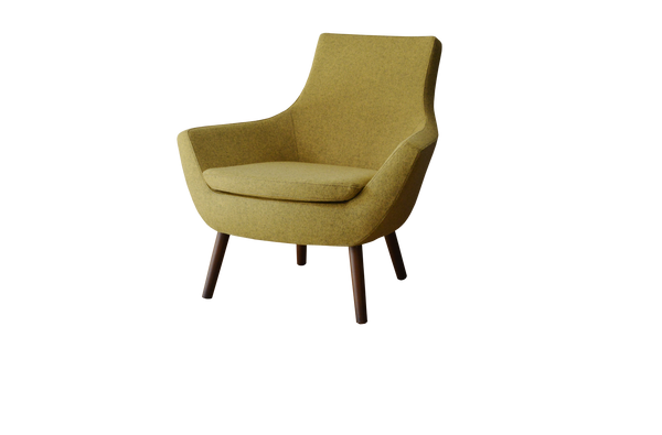 Soho Concept Rebecca Armchair - Premium Camira Blazer Wool, Solid Beech Wood Base, 10-year Guarantee, Mustard Mustard Camira Wool  Soho-concept-dining-chair-12563