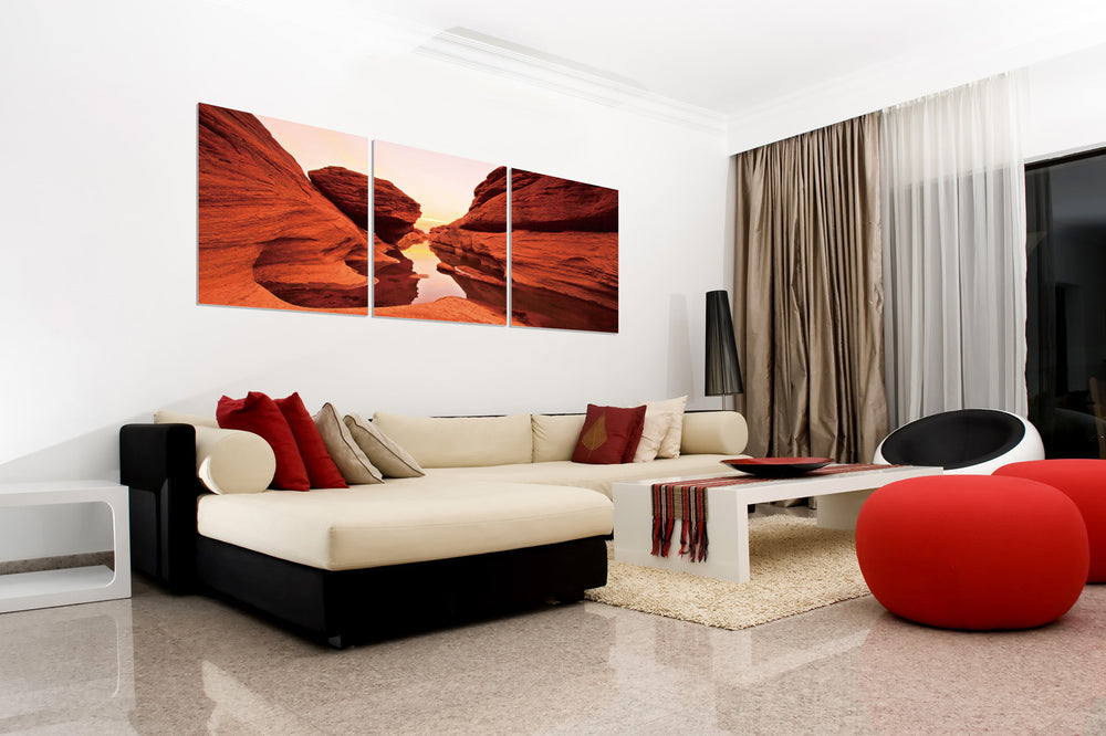 Wall Art Collection - Stunning Red Rock Acrylic Print Set, Nature-Inspired Decor for Your Space!