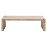 Essentials for Living Reed Coffee Table 8098.SGRY-PNE Smoke Gray Pine