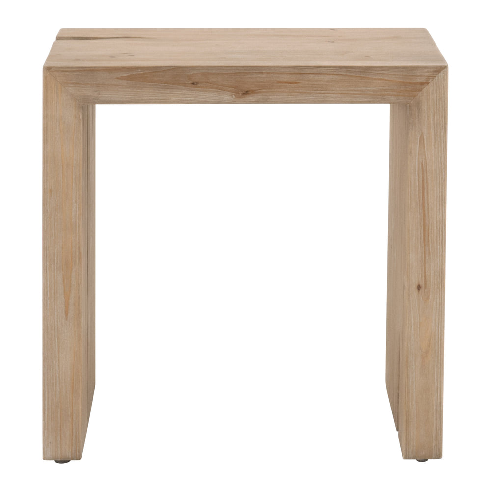 Essentials for Living Reed End Table 8099.SGRY-PNE Smoke Gray Pine