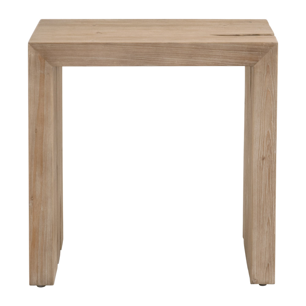 Essentials for Living Reed End Table 8099.SGRY-PNE Smoke Gray Pine