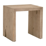 Essentials for Living Reed End Table 8099.SGRY-PNE Smoke Gray Pine