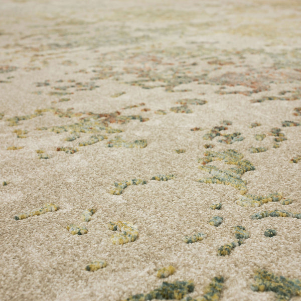 Karastan Rugs Memento Reflection Machine Woven Polyester Area Rug Beige 9' x 12'