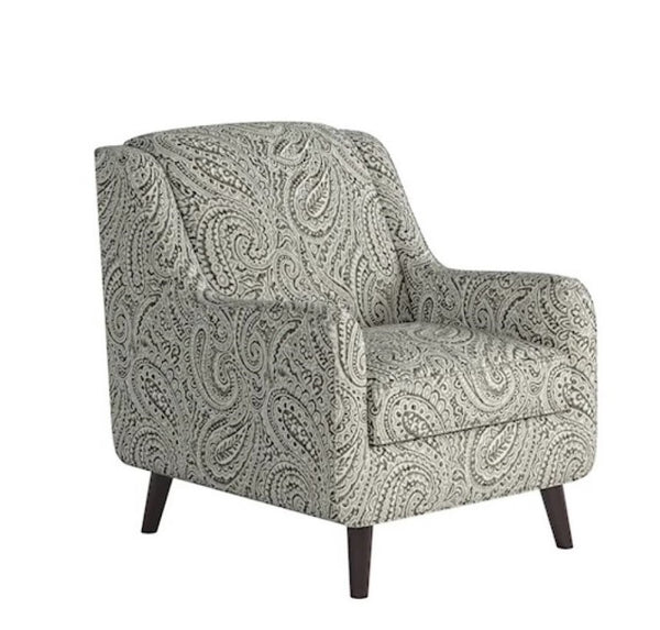 Fusion Regency Iron Accent Chair – Stylish Grey Design With Sloped Arms And Durable Fabric For Any Room Grey Ws ,100% Polypropylene 240-c Regency Iron Accent Chair