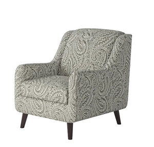 Fusion Regency Iron Accent Chair – Stylish Grey Design With Sloped Arms And Durable Fabric For Any Room Grey Ws ,100% Polypropylene 240-c Regency Iron Accent Chair
