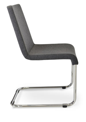 Soho Concept Reiss Chair Premium Dining Chair In Camira Blazer Wool - Stylish, Durable, 10-year Guarantee! Dark Grey  Soho-concept-dining-chair-05743