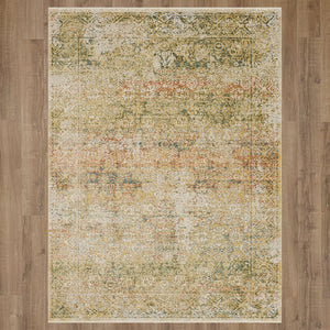 Karastan Rugs Memento Relic Machine Woven Polyester Area Rug Beige 10' x 14'