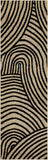 Remolino Area Rug by Karastan - Modern Onyx Geometric Runner, 2'4