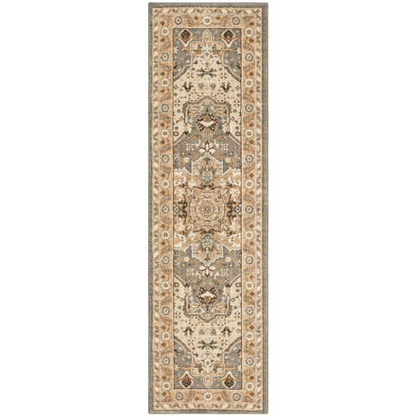 Rhodes Ash Grey 2' 4" x 7' 10" Area Rug Karastan Rugs