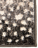 Orian Rugs Skins Gazelle Machine Woven Polypropylene Contemporary Area Rug Charcoal Polypropylene