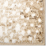 Orian Rugs Skins Gazelle Machine Woven Polypropylene Contemporary Area Rug Soft White Polypropylene