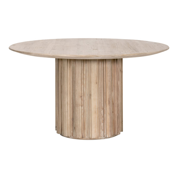 Roma 54" Round Dining Table Smoke Gray Pine 8103.SGRY-PNE Essentials for Living