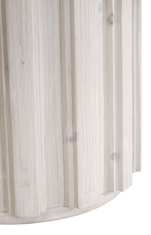 Essentials for Living Roma 54" Round Dining Table 8103.WW-PNE White Wash Pine