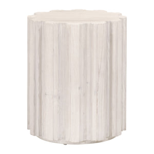 Essentials for Living Roma Accent Table 8107.WW-PNE White Wash Pine