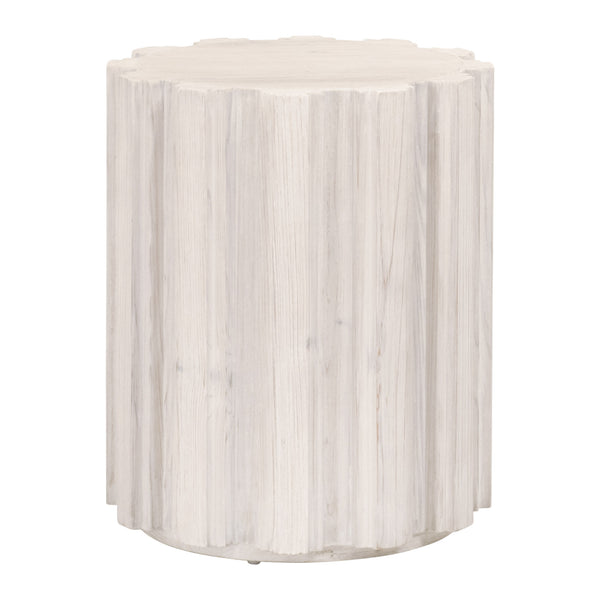 Essentials for Living Roma Accent Table 8107.WW-PNE White Wash Pine