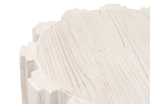 Essentials for Living Roma Accent Table 8107.WW-PNE White Wash Pine