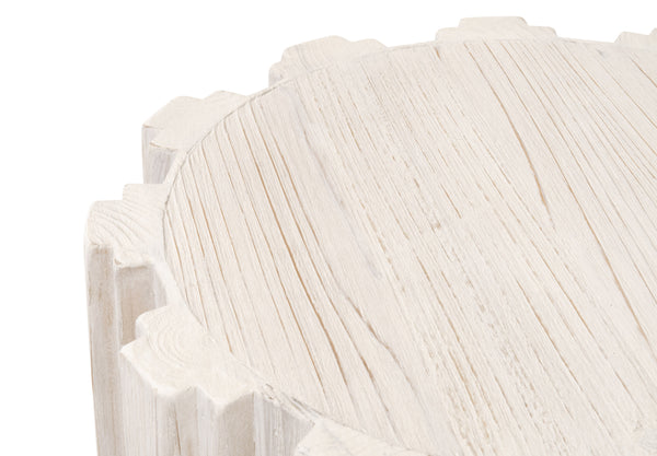 Essentials for Living Roma Accent Table 8107.WW-PNE White Wash Pine