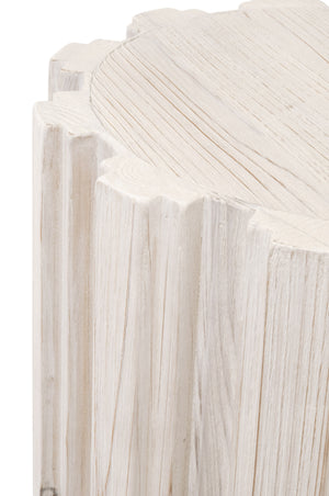 Essentials for Living Roma Accent Table 8107.WW-PNE White Wash Pine