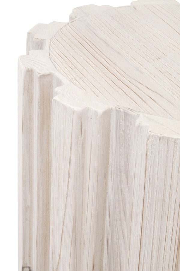 Essentials for Living Roma Accent Table 8107.WW-PNE White Wash Pine