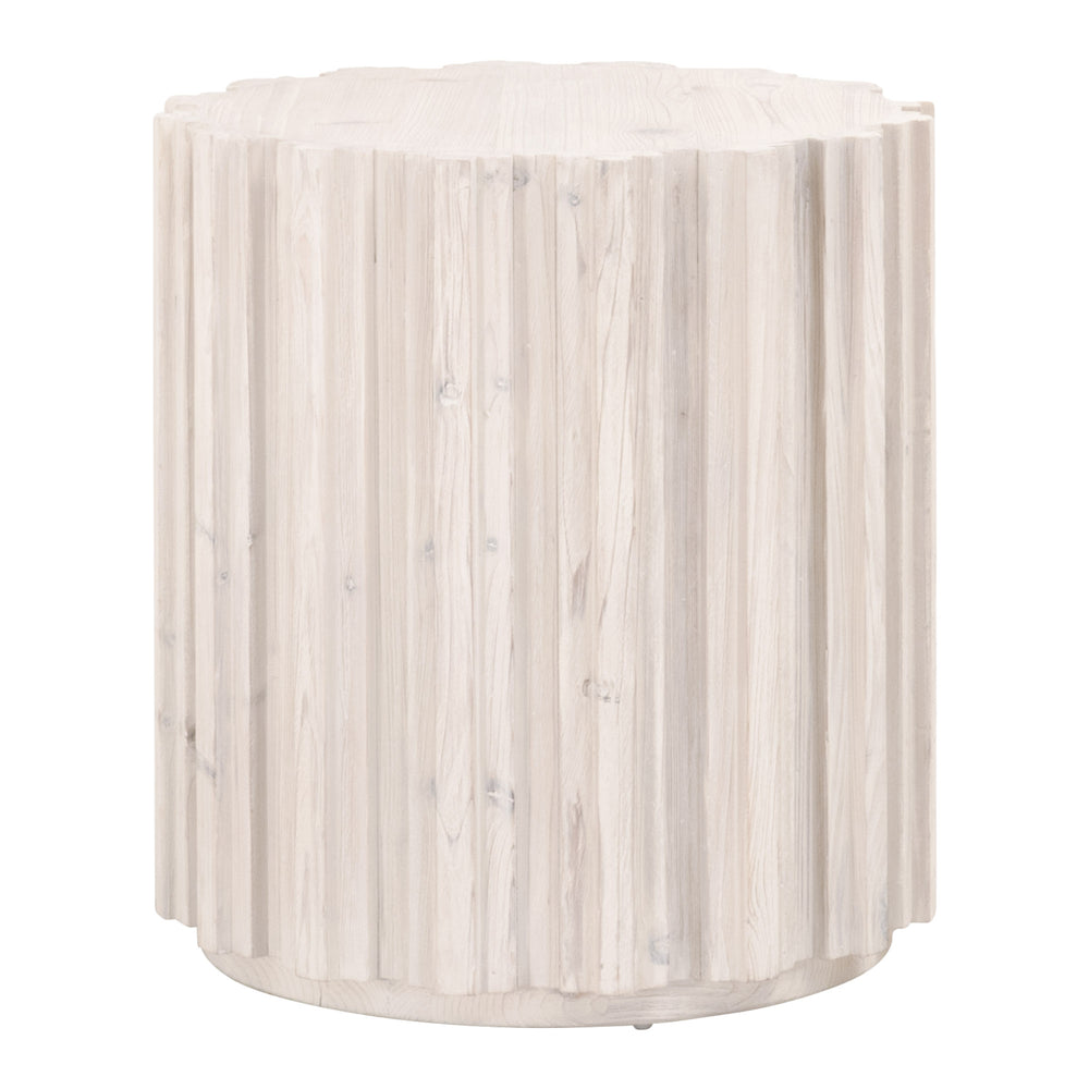 Essentials for Living Roma End Table 8105.WW-PNE White Wash Pine