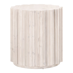 Essentials for Living Roma End Table 8105.WW-PNE White Wash Pine