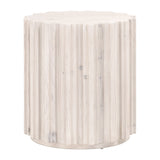 Essentials for Living Roma End Table 8105.WW-PNE White Wash Pine