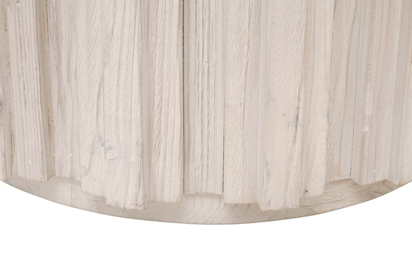 Essentials for Living Roma End Table 8105.WW-PNE White Wash Pine