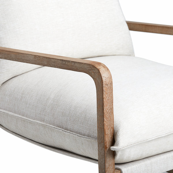 Burr Chair Salt Flat - Burr Chair Buttercream SFBURRCHR00WT Malouf