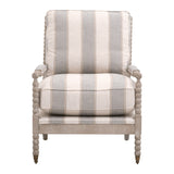 Rouleau Club Chair Stanebridge-Pewter, Natural Gray Oak 6648.SPEW/NG Essentials for Living