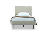 Manhattan Comfort Heather Modern Twin Bed Cream S-BD003-TW-CR