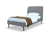 Manhattan Comfort Heather Modern Twin Bed Grey S-BD003-TW-GY