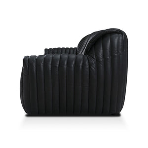 Skipper Sofa Volcanic Black Leather S0267A-3D Zentique