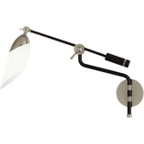 Robert Abbey Ferdinand Wall Swinger Matte Black Painted Finish w/ Polished Nickel Accents Unlisted