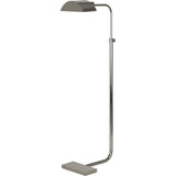 Robert Abbey Koleman Floor Lamp Polished Nickel Metal Shade