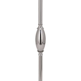 Robert Abbey Grace Floor Lamp POLISHED NICKEL FINISH Oyster Linen Shade