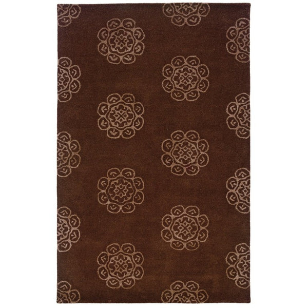 Oriental Weavers Silhouette Hand Tufted Wool Viscose Area Rug for Living and Dining Rooms S48101305396ST