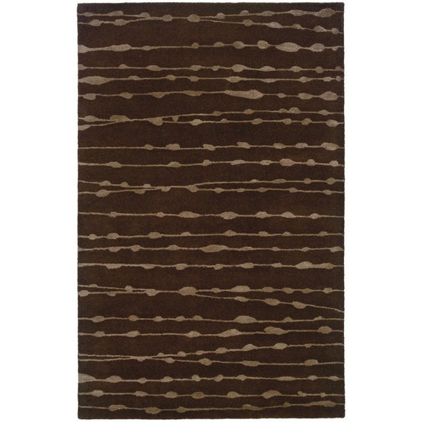 Oriental Weavers Silhouette Hand Tufted Wool Area Rug with Viscose Accents for Living and Dining Rooms S48107305396ST