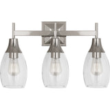 Robert Abbey Grace Wall Sconce Polished Nickel Finish Glass