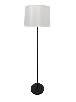 House Of Troy Sawyer Elegant 150w 3-way Floor Lamp With Stylish Design - Perfect For Living Room Or Office Decor Black,Satin Nickel Metal S500-blksn