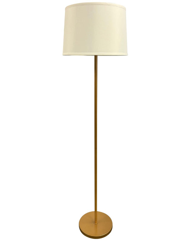 House of Troy Sawyer Metal Floor Lamp with Warm Antique Gold Finish for Living Room Ambient Lighting S500-HG