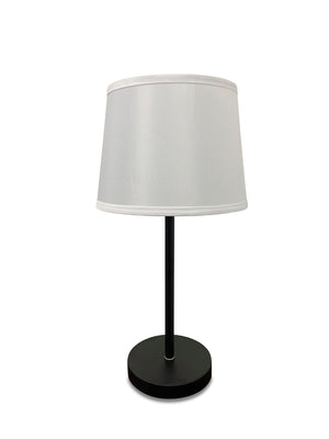 House Of Troy Sawyer Stylish Table Lamps With Usb Port - Modern Design For Home Decor And Functional Lighting Black,Satin Nickel Metal S550-blksn