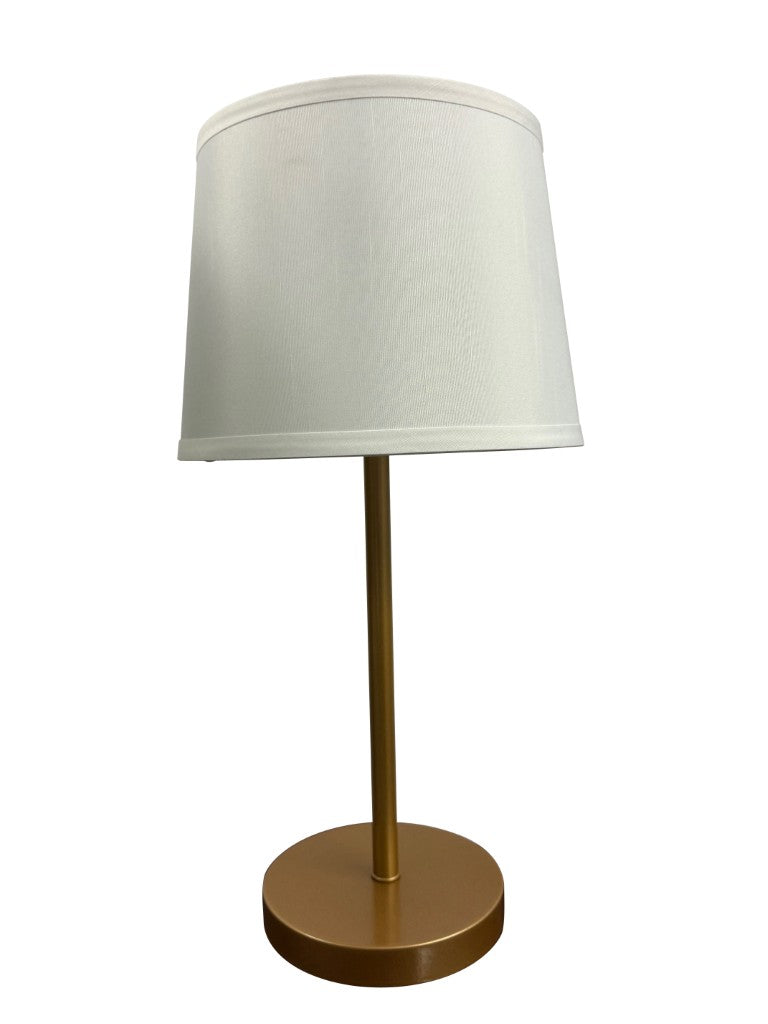 House of Troy Sawyer Metal Table Lamp Heritage Gold Finish with USB Port for Bedroom or Living Room S550-HG