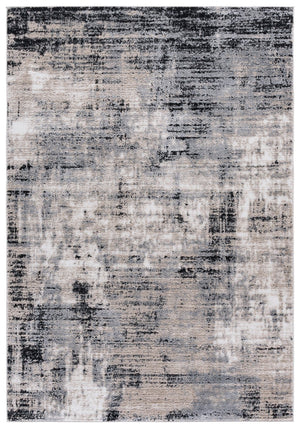 Safavieh Sable Medium Rectangle Area Rug In Ivory And Grey Black - Modern Elegance For Any Room Ivory ,Grey Black 70% Polyester,30% Polypropylene Sab100a-5