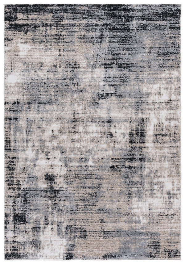 Safavieh Sable Medium Rectangle Area Rug In Ivory And Grey Black - Modern Elegance For Any Room Ivory ,Grey Black 70% Polyester,30% Polypropylene Sab100a-5