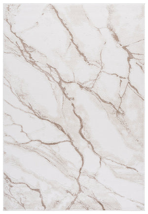 Safavieh Sable Elegant Ivory & Beige Medium Rectangle Area Rug - Modern Design For Cozy Living Spaces Ivory ,Beige 70% Polyester,30% Polypropylene Sab106a-5