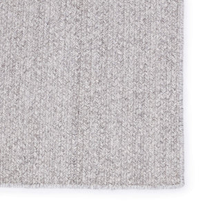 Jaipur Living Jaipur Living Maracay Flatwoven Recycled Pet Indoor Outdoor Rug Neutral Dhurrie Style Light Gray 8'X10' RUG149596