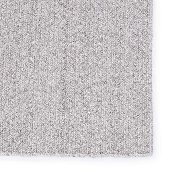 Jaipur Living Jaipur Living Maracay Flatwoven Recycled Pet Indoor Outdoor Rug Neutral Dhurrie Style Light Gray 8'X10' RUG149596
