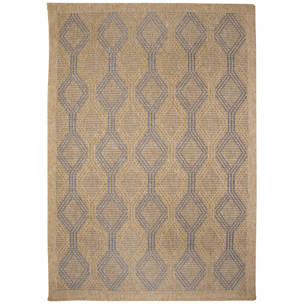 Trans Ocean Liora Manne Sahara Links Indoor/Outdoor Area Rug – Stylish Geometric Design For Versatile Spaces Navy Polypropylene,Polyester Sah45718633