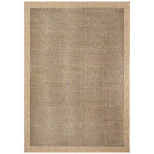 Trans Ocean Liora Manne Sahara Texture Border Indoor/Outdoor Area Rug - Elegant, Versatile Design For Any Space Natural Polypropylene,Polyester Sah45719012