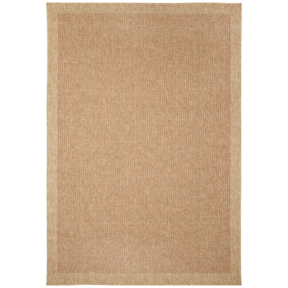 Trans Ocean Liora Manne Sahara Texture Border Indoor/Outdoor Area Rug - Elegant, Versatile Design For Any Space Rust Polypropylene,Polyester Sah45719014